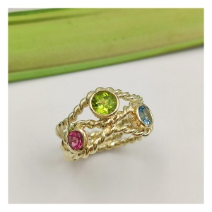 Turmanlin, Peridot, Aquamarin